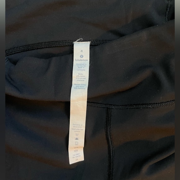 Lululemon running tights - size 4 - Picture 2 of 5